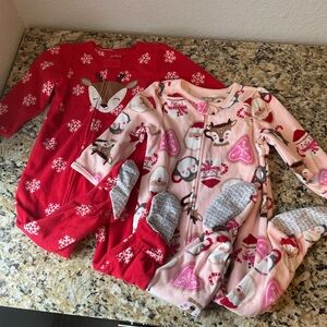 Carter's Holiday Pjs Set of 2 Brand New